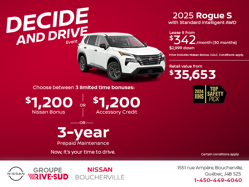 Get the 2025 Rogue Today!