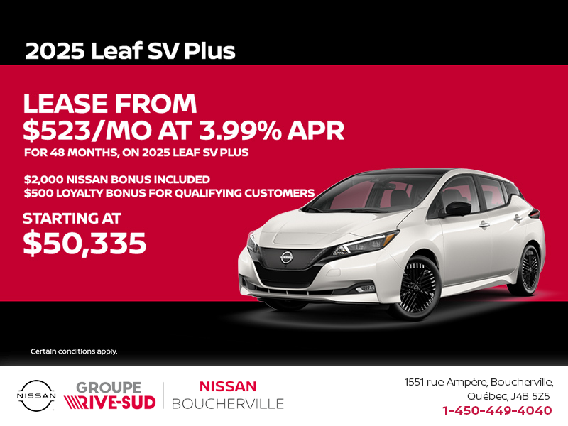Get the 2025 Leaf Today!