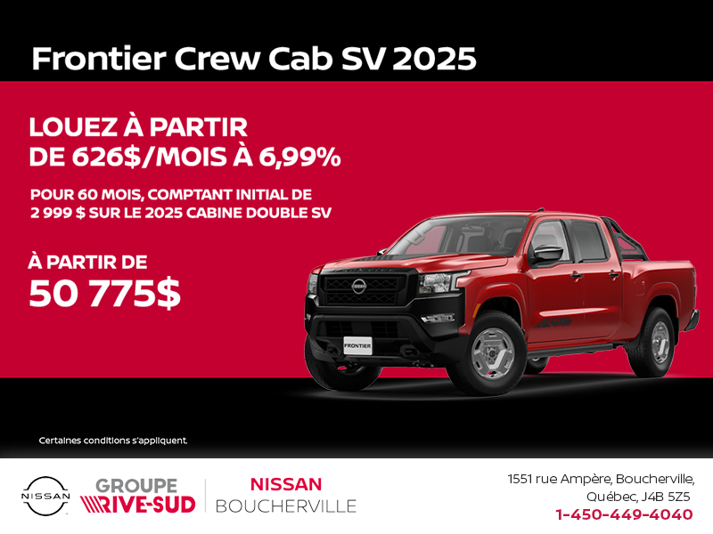 Obtenez le Frontier 2025 !