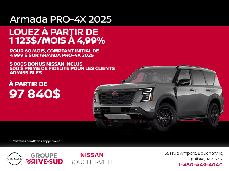 Obtenez la Armada 2025 !