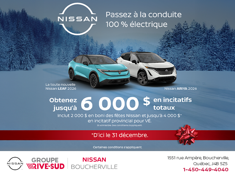 Passez à la conduite 100% électrique!
