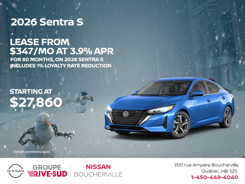 Get the 2026 Sentra Today!