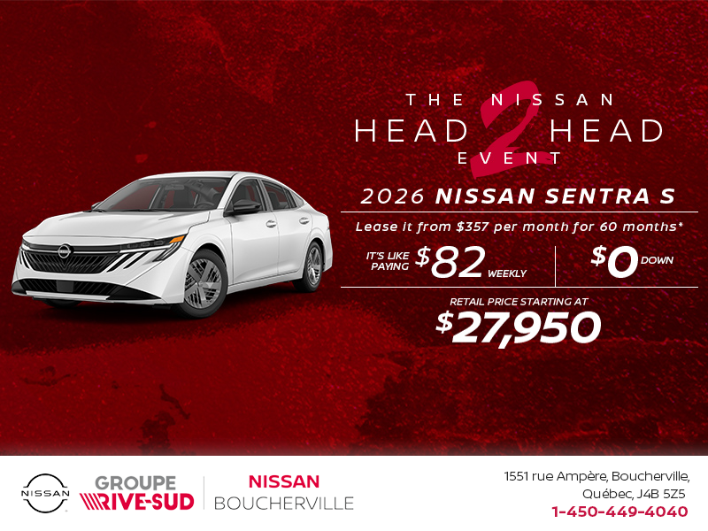 Get the 2026 Sentra Today!