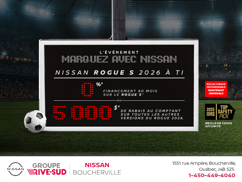 Obtenez le Rogue S 2026 !