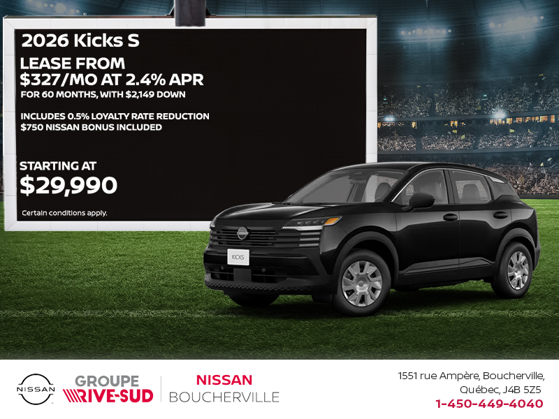 2026 Nissan Kicks