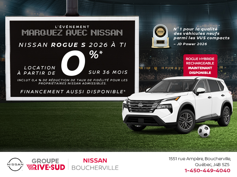 Obtenez le Rogue S 2026 !