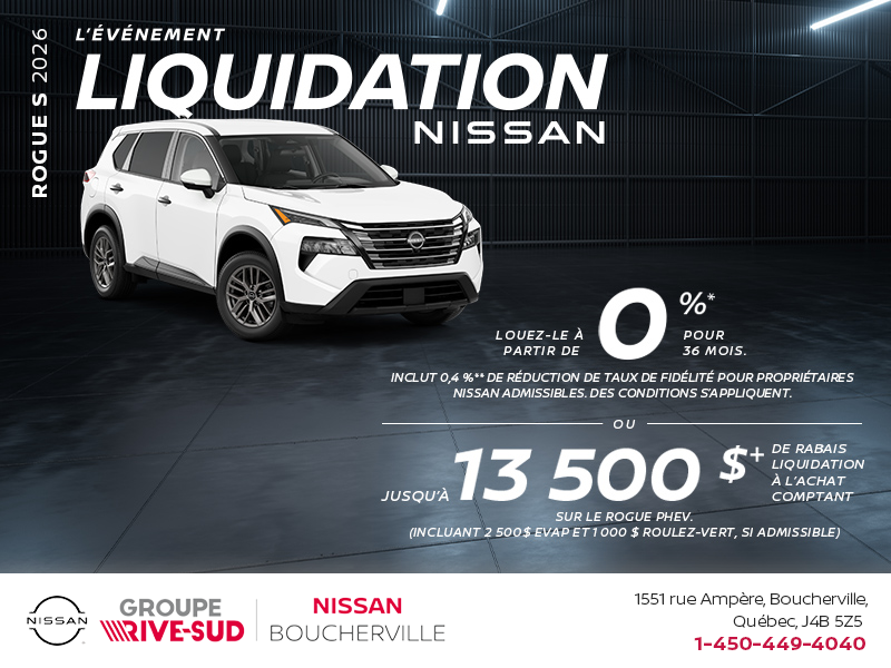 Obtenez le Rogue S 2026!