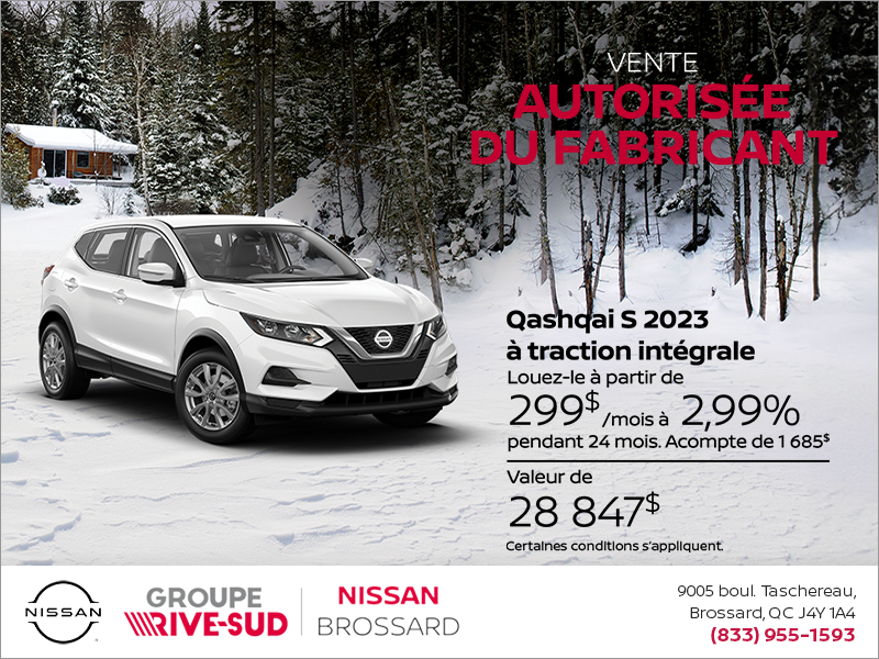 Obtenez le Qashqai 2023 !