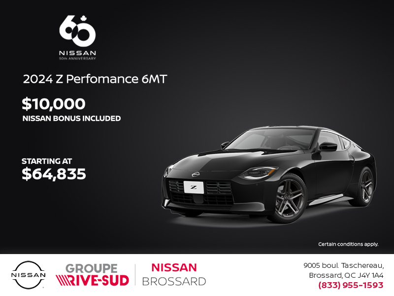 Get the 2024 Nissan Z Today!