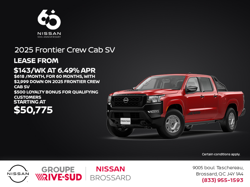 Get the 2025 Frontier Today!