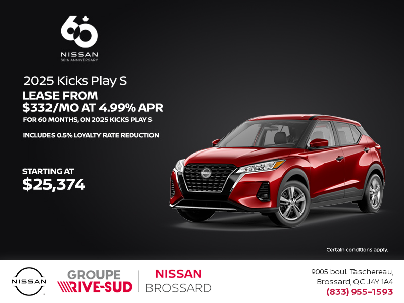 Get the 2025 Kicks S Play Today!