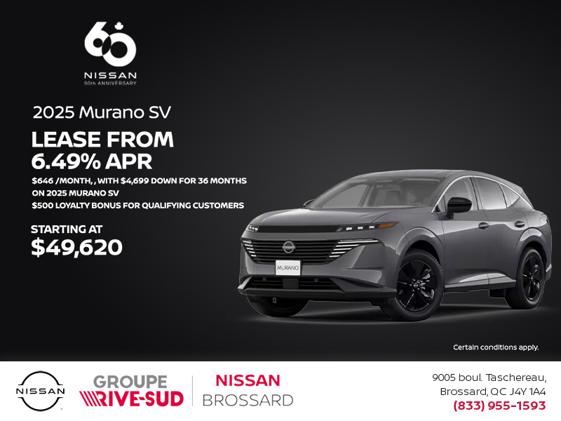 Get the 2025 Murano today!