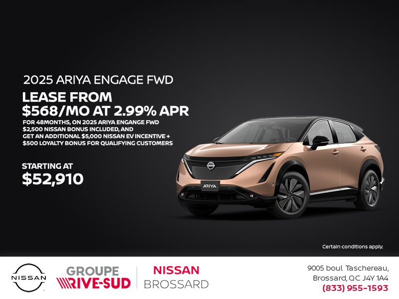 Get the 2025 Ariya Today!