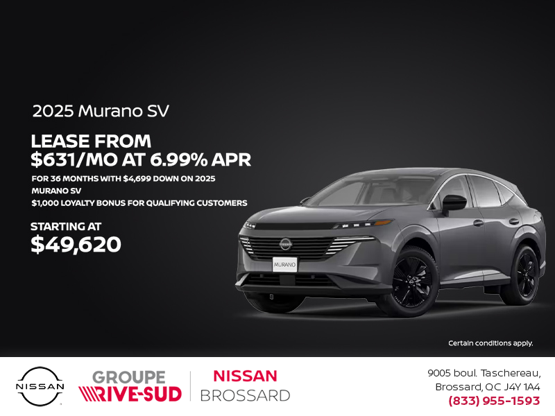 Get the 2025 Murano today!