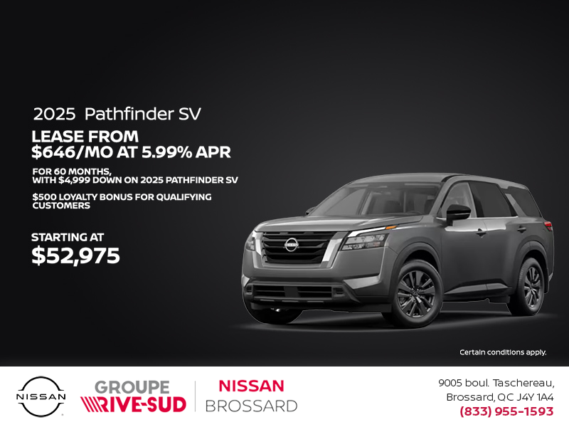 Get the 2025 Pathfinder today!