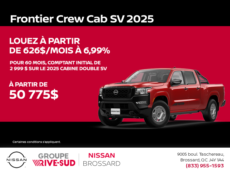 Obtenez le Frontier 2025 !