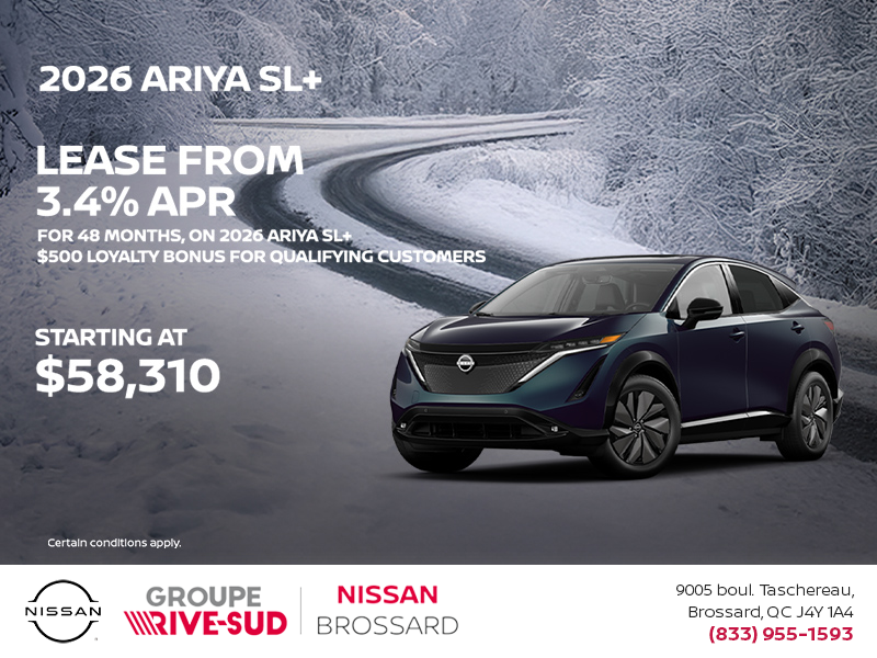 Get the 2026 Ariya Today!