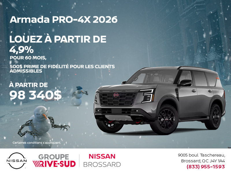 Obtenez la Armada 2026 !