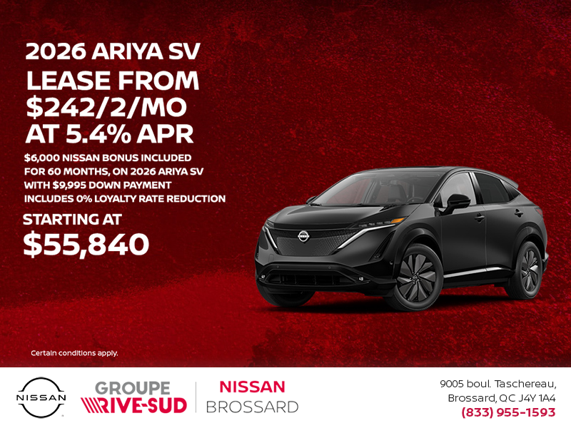 Get the 2026 Ariya Today!