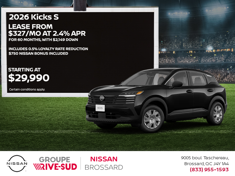 2026 Nissan Kicks