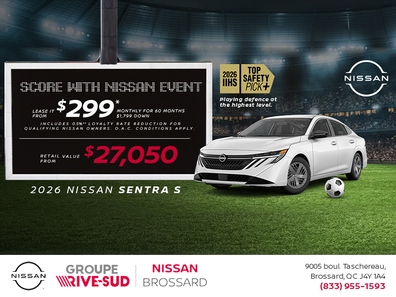 Get the 2026 Sentra S Today!