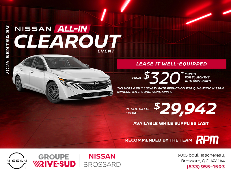 Get the 2026 Sentra SV!