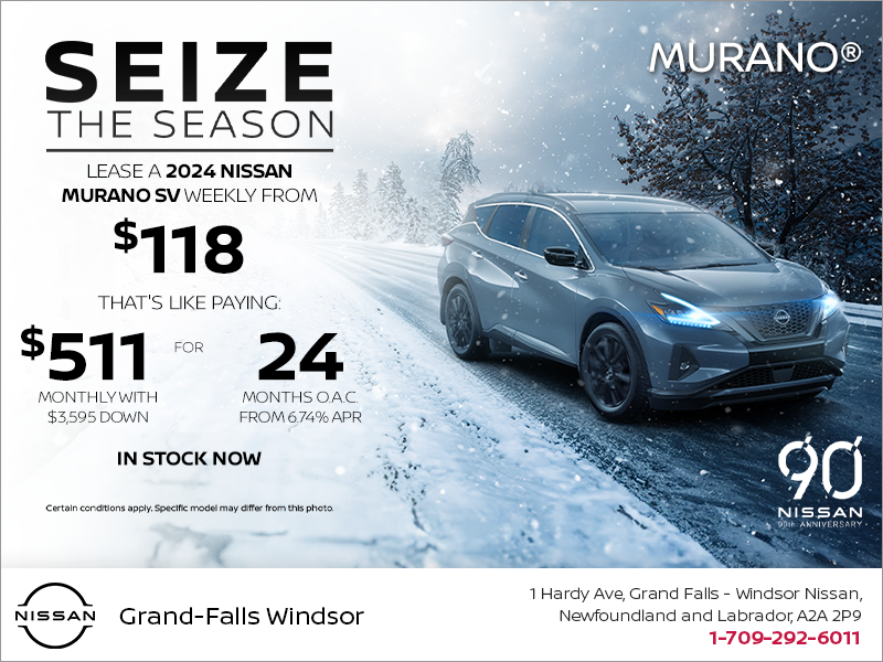 Get the 2023 Nissan Murano today!