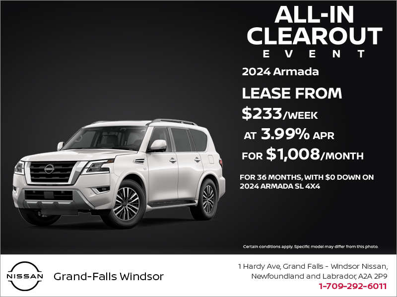Get the 2024 Nissan Armada Today!