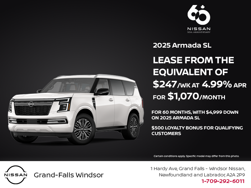 Get the 2025 Nissan Armada Today!