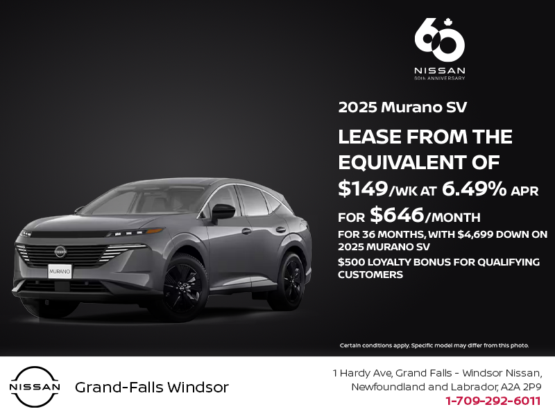 Get the 2025 Nissan Murano today!