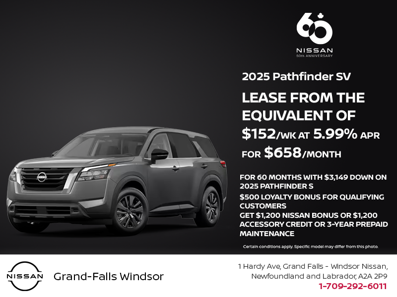 Get the 2025 Nissan Pathfinder Today!