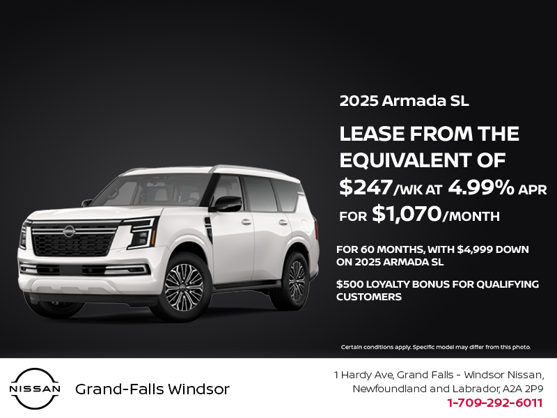 Get the 2025 Nissan Armada Today!