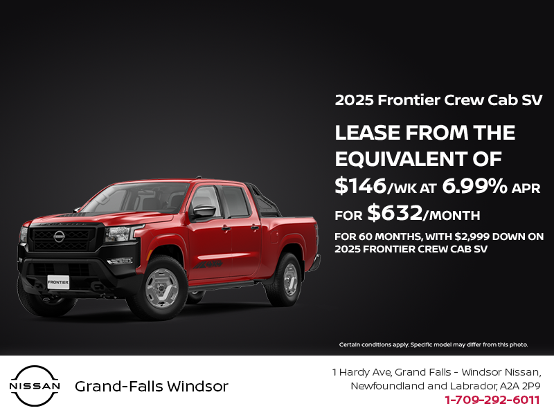 Get the 2025 Nissan Frontier Today!