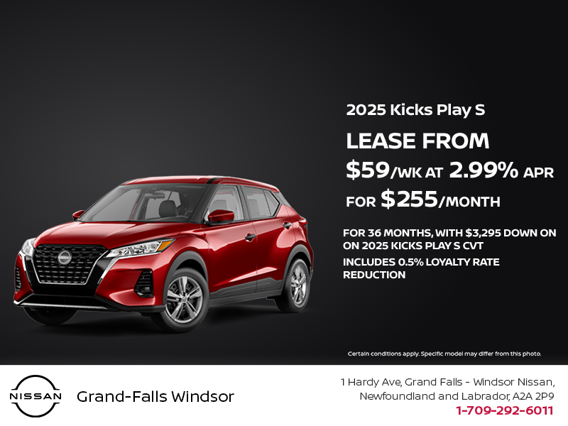 Get the 2025 Nissan Kicks Play Today!