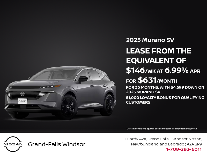 Get the 2025 Nissan Murano today!