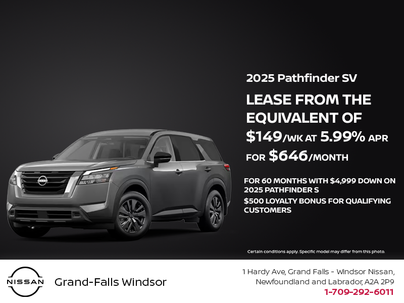 Get the 2025 Nissan Pathfinder Today!