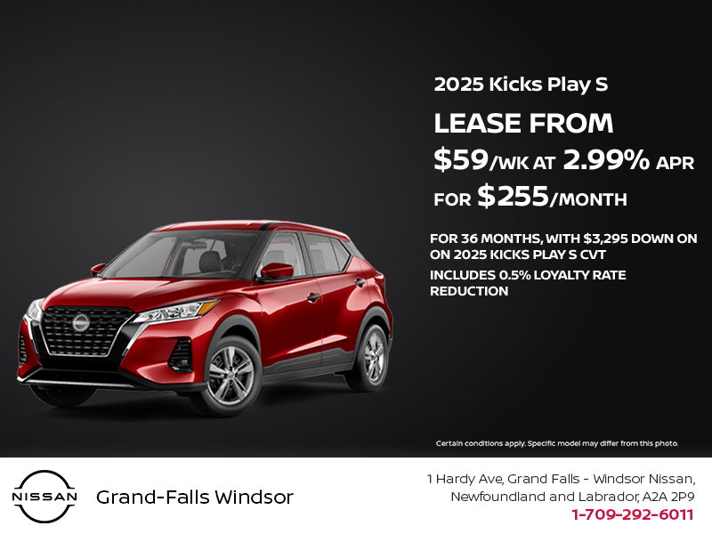 Get the 2025 Nissan Kicks Play Today!