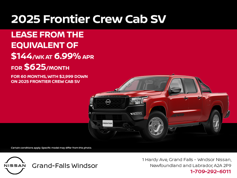 Get the 2025 Nissan Frontier Today!