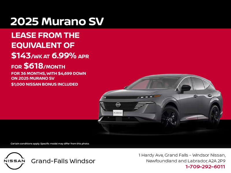Get the 2025 Nissan Murano today!