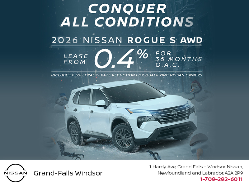 Get the 2026 Nissan Rogue Today!