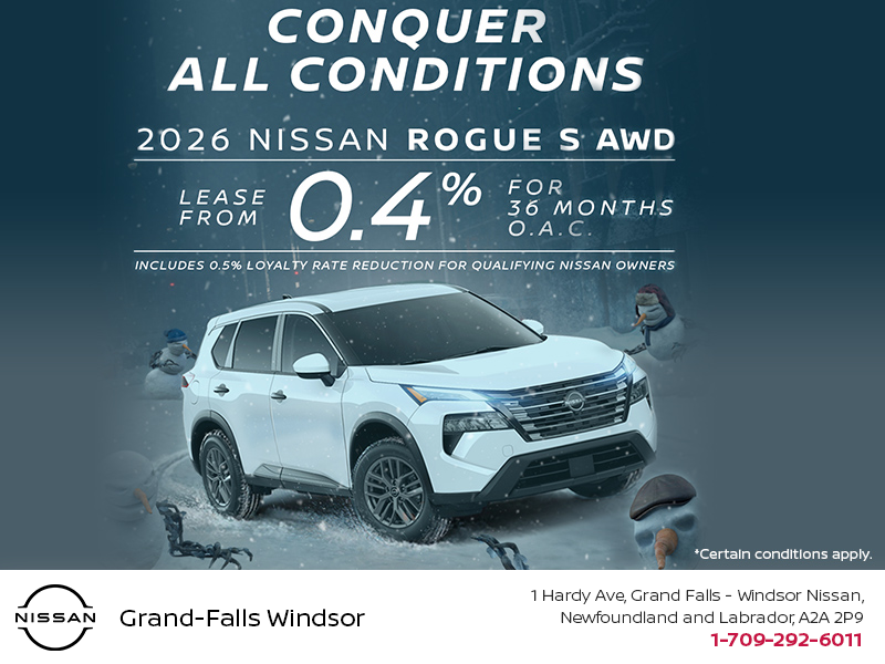 Get the 2026 Nissan Rogue Today!