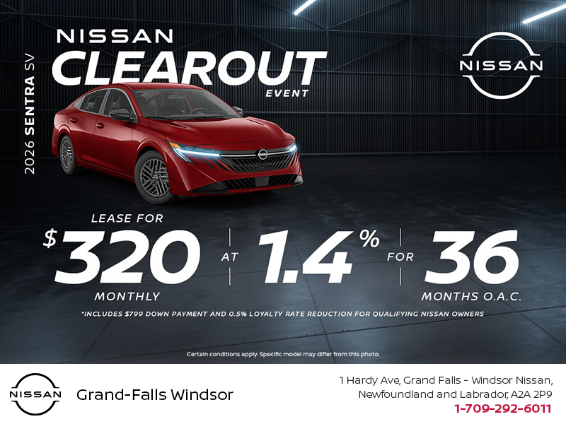 Get the 2026 Nissan Sentra SV  Today!