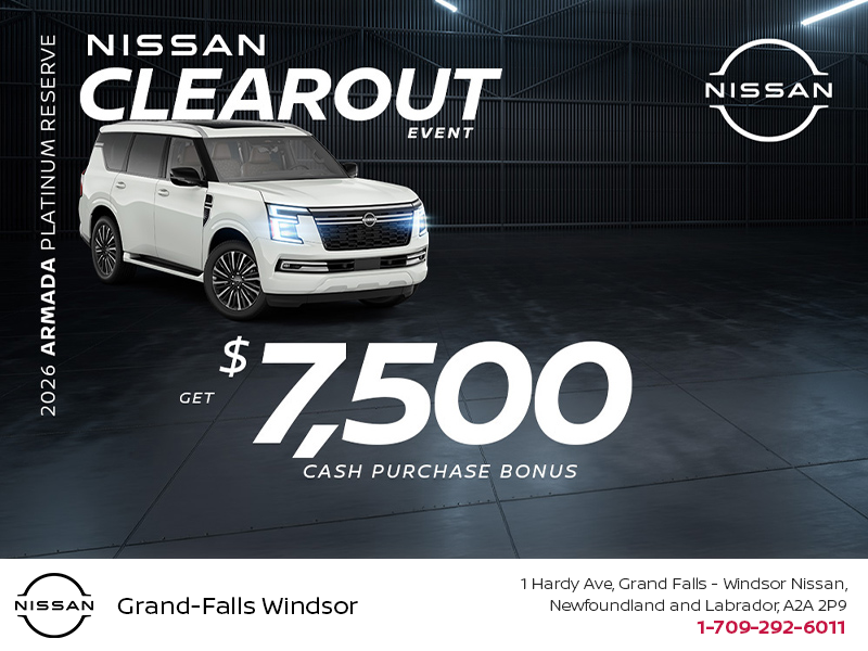 Get the 2026 Nissan Armada Today!