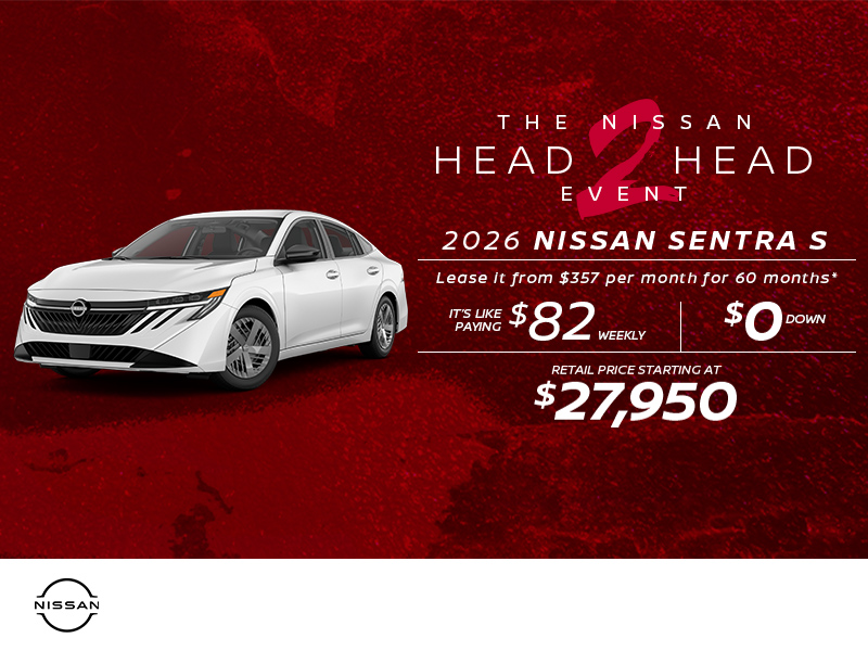 Get the 2026 Sentra Today!