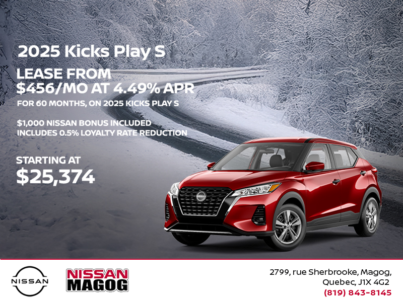 Get the 2025 Kicks Play Today!