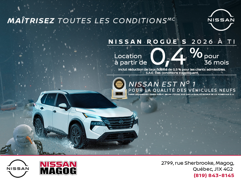 Obtenez le Rogue 2026 !