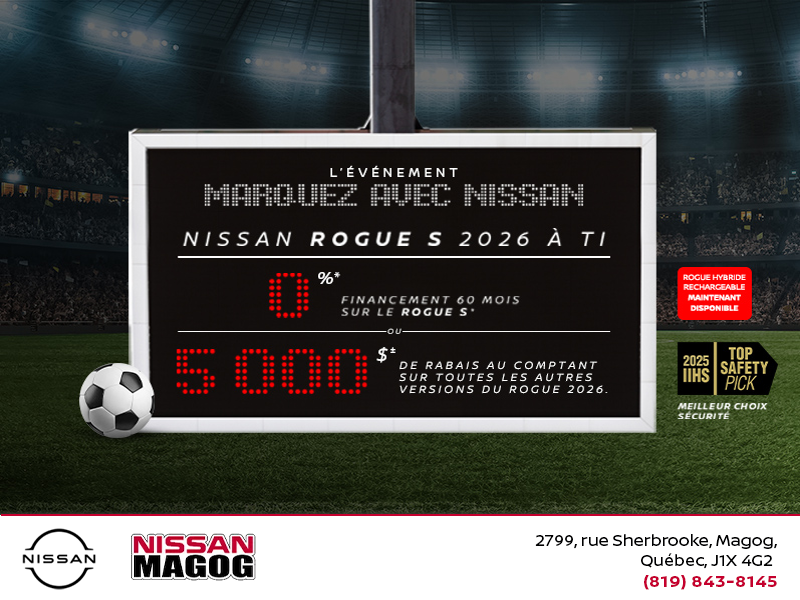 Obtenez le Rogue S 2026 !