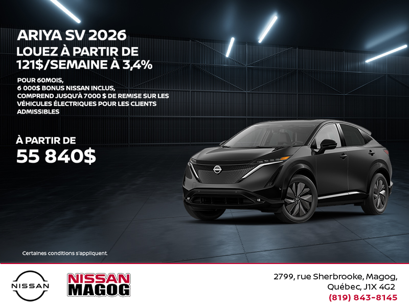Nissan Ariya 2026