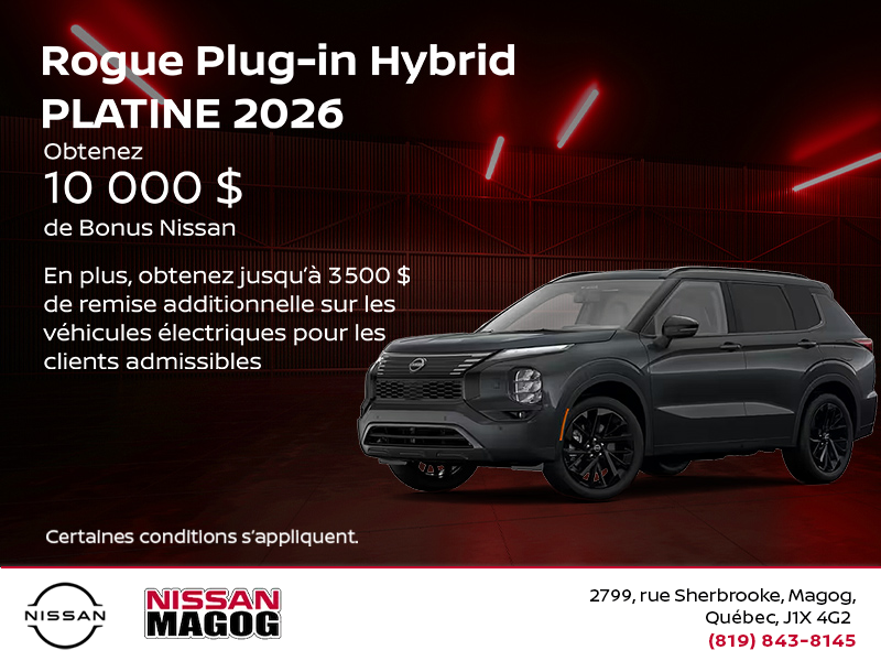 Nissan Rogue Plug-in Hybrid 2026