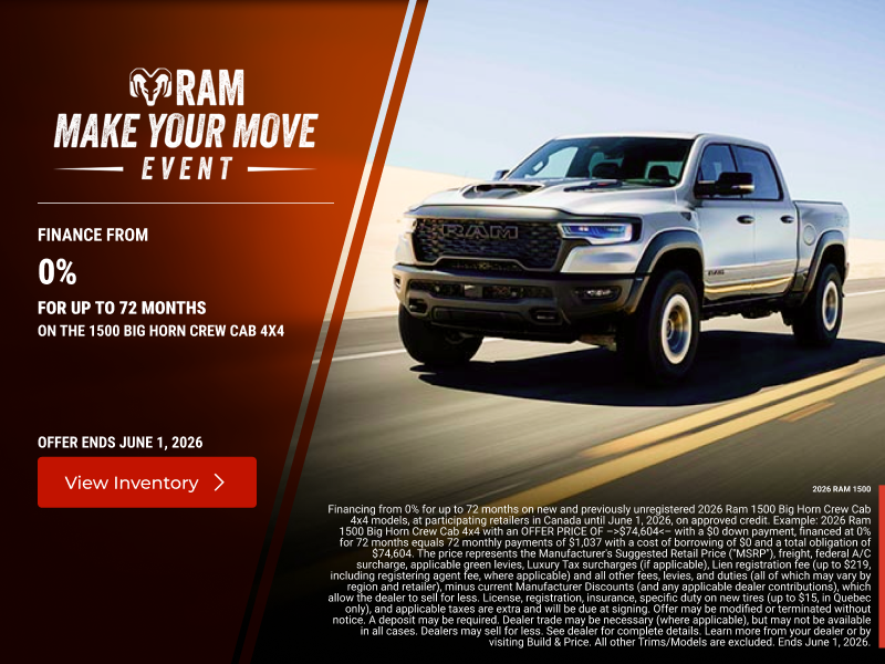 Get the 2026 RAM 1500